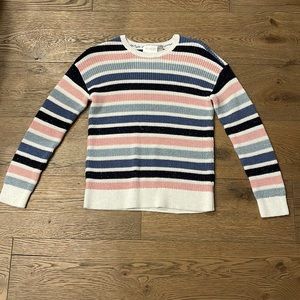 Childrens Place Girls Striped Sweater Size 10/12
